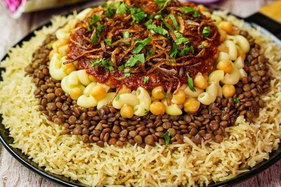 Egyptian Koshari with Cardamom – Ramadan Special