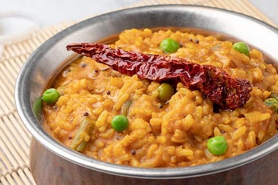 Mysuru Style Bisi Bele Bhaath with Cardamom - Basant Panchami Special