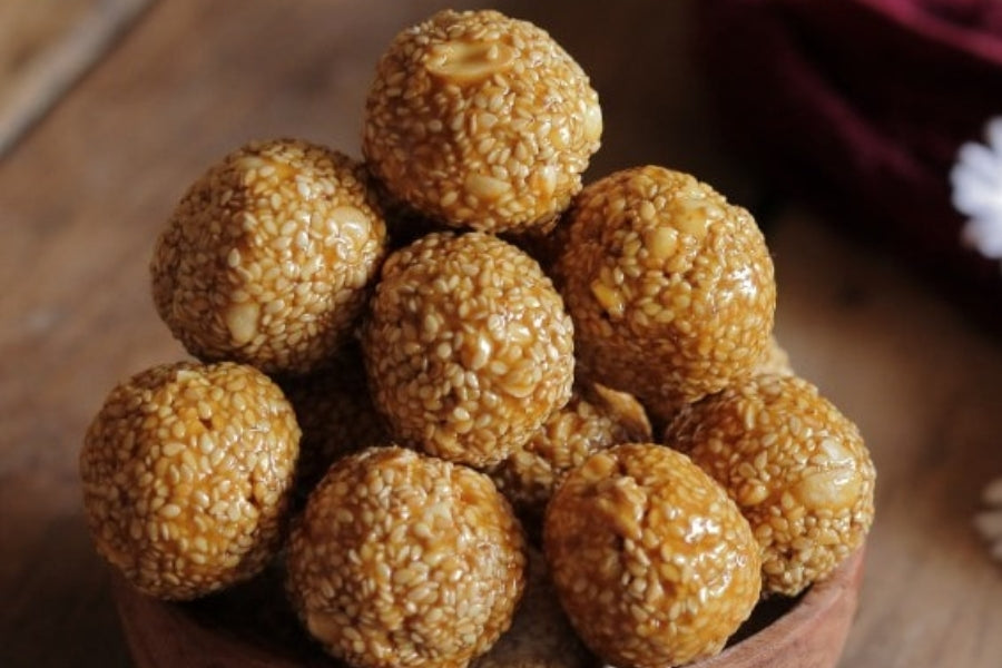 Tilgul with Cardamom - Makar Sankranti Special